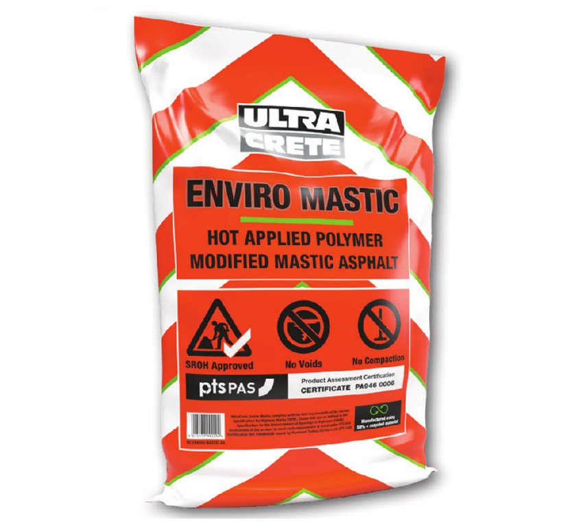 Enviro Mastic hot-lay tarmac