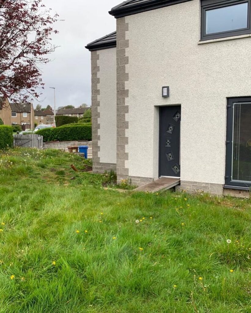 The garden before the project