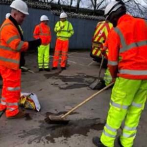 Kier's pothole repair crews use Tough Patch