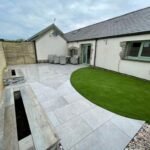 Patio installation by CC Artificial Grass