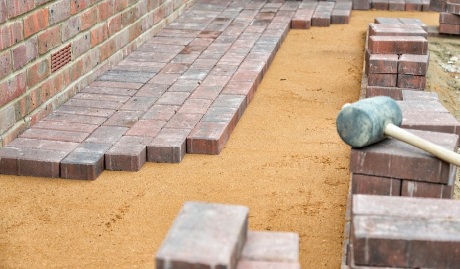 How to lay block paving