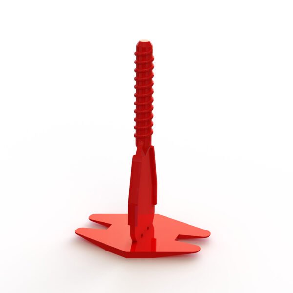 Big Spin Hurricane Tile Spacer Bases Red 5mm