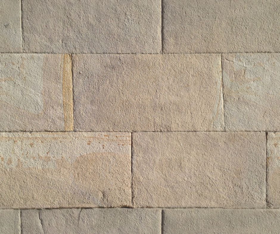 Sandstone permeable paving