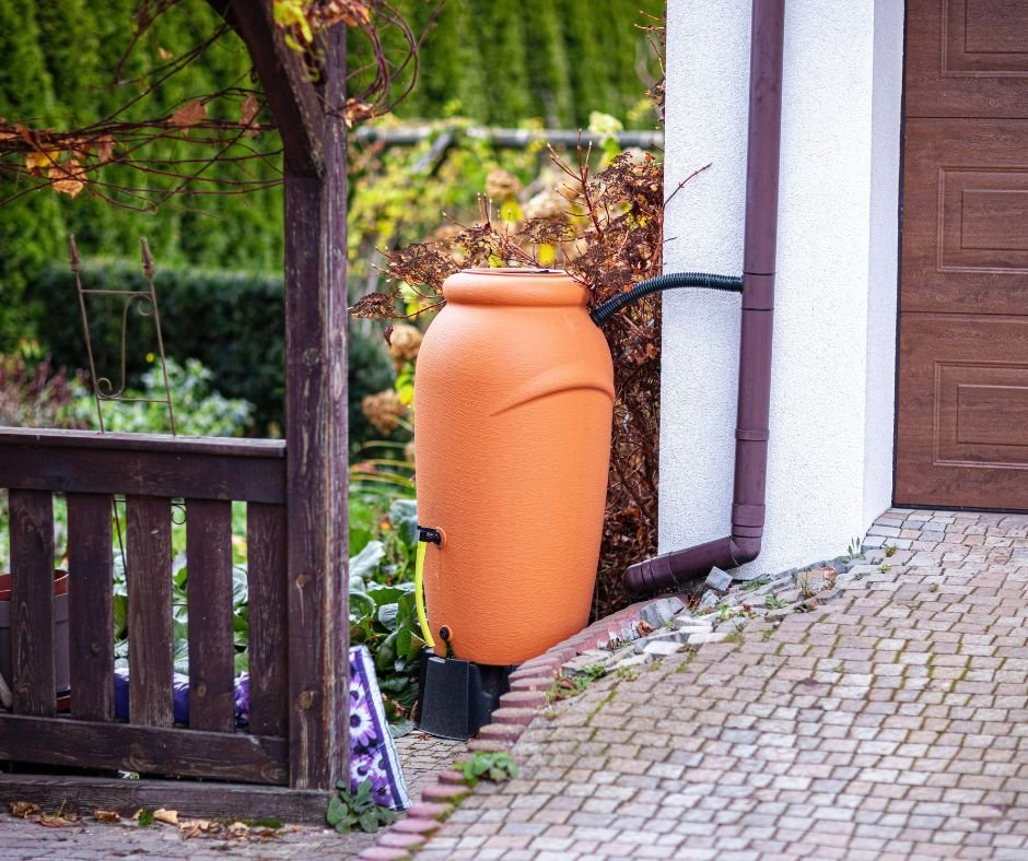 Garden water butt
